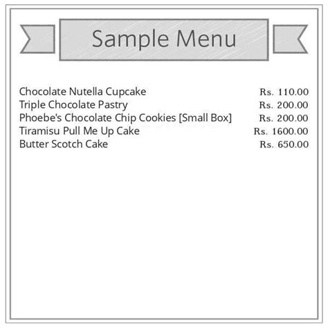 cake dior menu with prices